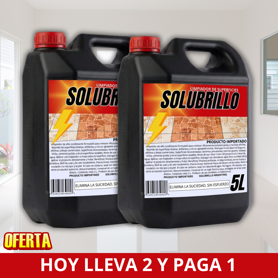 Solubrillo™ - Limpia y Brilla tus Pisos en Minutos. OFERTA